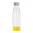 Trinkflasche RETUMBLER-myTOULON GLASS, transparent, gelb
