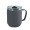 Thermobecher RETUMBLER-myNIZZA CERAMIC, grau, schwarz