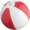 Ministrandball, bicolor ZACHARY, rot
