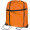 Gymbag aus RPET, orange