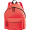 Großer Rucksack aus Polyester, rot