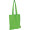 Einkaufstasche mit langen Henkeln aus recycelter Baumwolle und RPET, apfelgrün