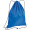 Gymbag aus recyceltem Polyester, blau