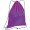 Gymbag aus recyceltem Polyester, violett