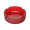 Glasaschenbecher, gefrostet rot