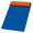 Klemmbrett DIN A4 "Alpha", blau, orange