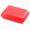 Brotdose/Butterdose, gefrostet rot