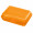Brotdose/Butterdose, gefrostet orange