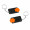 Chiphalter mit 1€-Chip "Beta", orange, schwarz