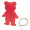 Sicherheits-Reflektor "Bär", rot-transparent