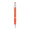 SLIM BK. Kugelschreiber aus ABS mit Gummigriff, orange