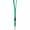 Schlüsselband/Lanyard "Schlauch", Smaragdgrün (ca. Pantone 348C)