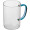 Glastasse mit farbigem Henkel, 250ml EDDA, blau