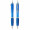 Druckkugelschreiber "Alpha", blau-transparent