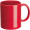 Kaffeetasse aus Keramik, 300ml, rot