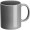 Kaffeetasse aus Keramik, 300ml, grau