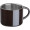 Espressotasse aus Edelstahl 60ml, schwarz
