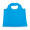 FOLA. Faltbare Tragetasche aus 190T Polyester, hellblau