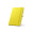 ANNE. A5 Notizbuch aus recyceltem Polyester (100% rPET) mit linierten Seiten, gelb