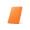 ANNE. A5 Notizbuch aus recyceltem Polyester (100% rPET) mit linierten Seiten, orange