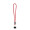 GOSPORT. SET Lanyard Tube Long (Ø 7 mm) mit 9 mm Auslösekarabiner und Handyhalterung, 302 - rot