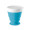 ASTRADA. faltbarer Reisebecher aus Silikon und PP 250 ml, hellblau