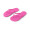 MAUPITI S / M. Bequeme Flip-Flops mit PE-Sohle und PVC-Riemen, rosa