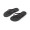 MAUPITI S / M. Bequeme Flip-Flops mit PE-Sohle und PVC-Riemen, schwarz