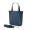 SKYLAR. 2-in-1-Regenschirm mit Einkaufstasche inklusive. Dieser ist aus recyceltem Polyester, blau