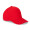 ASHTON. Kappe aus 100% Baumwolle (260gsm) mit 5 Segmenten, rot