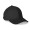 NATHAN. Kappe aus 100 % Baumwolle (260 g/m²) mit 6 Paneelen, schwarz