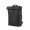 "Rome" 12 l Rucksack aus recyceltem PET mit Rolltop-Design und Klettverschluss, schwarz