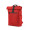 "Rome" 12 l Rucksack aus recyceltem PET mit Rolltop-Design und Klettverschluss, rot