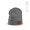 "Tupac Beanie" Mütze aus recycelter Baumwolle mit personalisierbarem Aufnäher, grau
