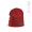 "Tupac Beanie" Mütze aus recycelter Baumwolle mit personalisierbarem Aufnäher, burgund