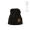 "Cobain Beanie" Mütze aus rPET und Wolle mit personalisierbarem Aufnäher, schwarz
