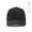 "Darrell Cap" Kappe aus recycelter Baumwolle (280 g/m²) mit Metall-Schnallenverschluss, schwarz