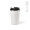 "Limpopo Travel Cup" Reisebecher aus recyceltem Edelstahl, 490 ml, doppelwandig, auslaufsicher, weiß