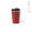 Limpopo Reisebecher recycelter Edelstahl, 490 ml. Doppelwandig und Auslaufsicher, burgund