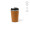 Limpopo Reisebecher recycelter Edelstahl, 490 ml. Doppelwandig und Auslaufsicher, kamel