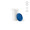"Tagus Travel Cup" Reisebecher aus Keramik, 330 ml mit farbigem Deckel, doppelwandig, blau