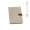"Eliot A4 Folder" A4-Mappe aus recycelter Baumwolle mit Notizblock mit 64 Seiten aus FSC-zertifiziertem Papier, natur