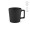 Thames 350 Tasse aus Keramik, 360ml. Matte Oberfläche, schwarz