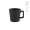 "Thames 250 Mug" Tasse aus Keramik, 270 ml, matte Oberfläche, schwarz