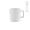 Thames 250 Tasse aus Keramik, 270ml. Matte Oberfläche, weiß