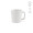 Thames 75 Tasse aus Keramik, 75ml. Matte Oberfläche, weiß