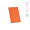 "Bronte A5 Notebook" A5 Notizbuch mit Softcover, Kartoneinband und FSC-zertifiziertem Papier, orange