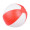 Strandball (ø23 cm) Waikiki, rot