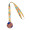 Individuelle Medaille Subdal Colour, blau/transparent