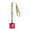 Individuelle Medaille Subdal Colour Square, pink/transparent